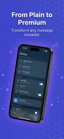 Cursify: Writing Tools iPhone screenshot