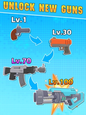 Weapon Gun Run Games: Gunclans iPad screenshot