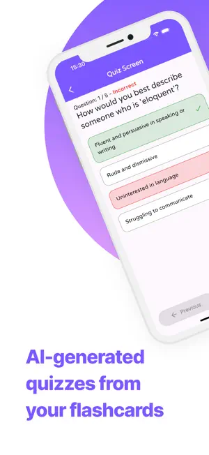 AI-powered Flashcards: Tomoria screenshot 3