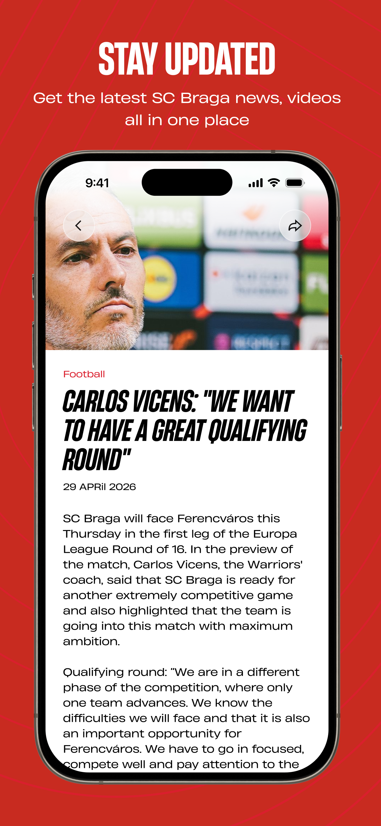 SC Braga Official App screenshot 4