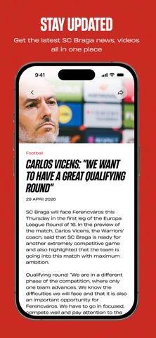 SC Braga Official App Screenshot 4 of 6