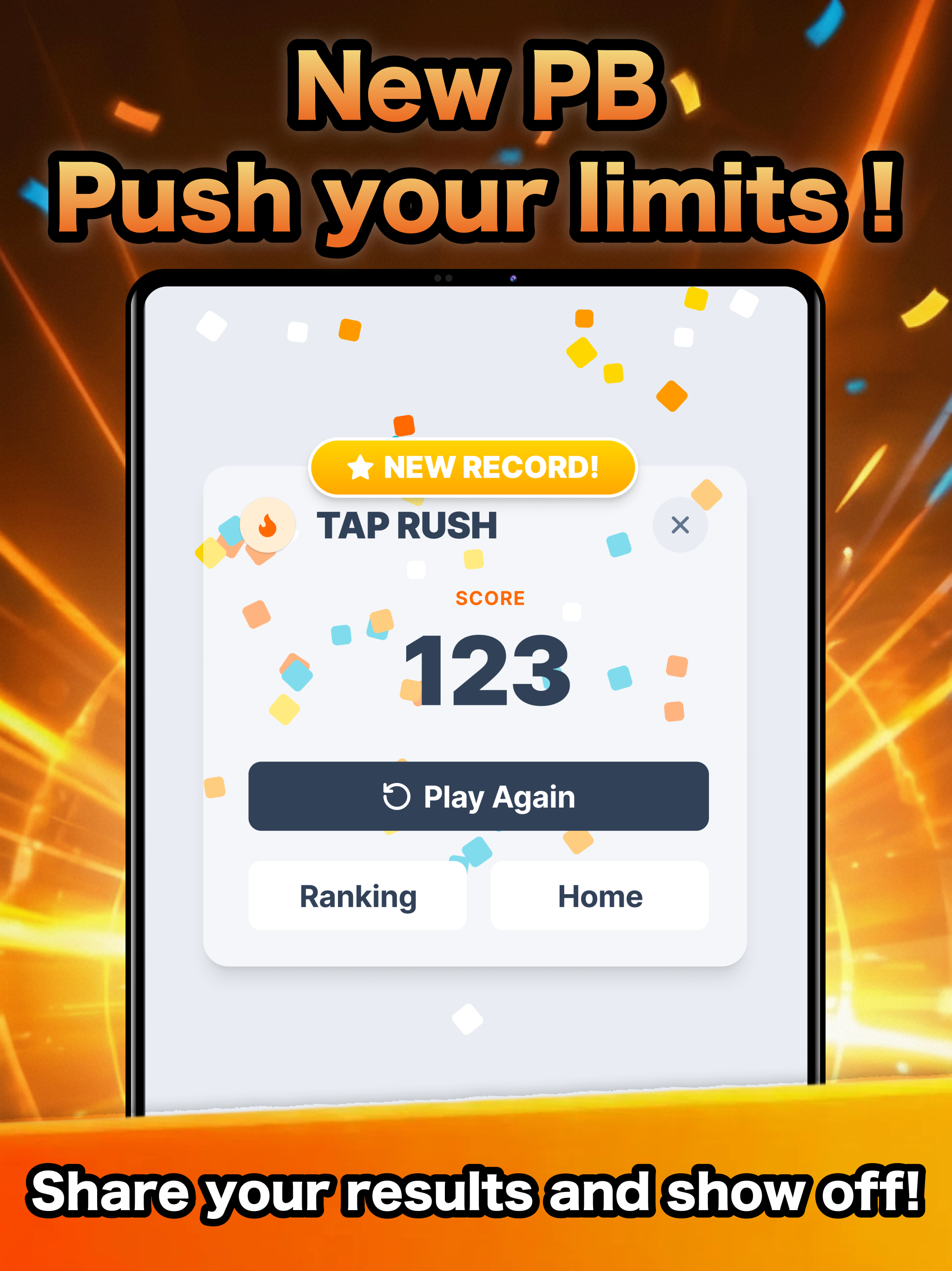 Tap & Reflex Game:Battle App! screenshot 10