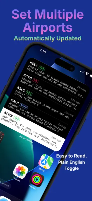 Modern METAR Widget screenshot 2 of 4