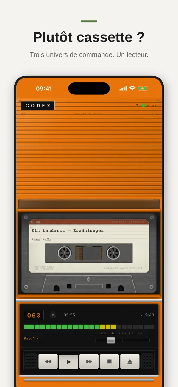 Screenshot #3 pour Codex — Audiobook Player