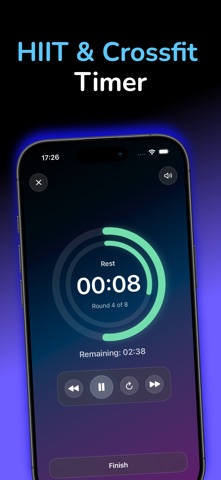 Tabata Pro - HIIT & CrossFit iPhone screenshot