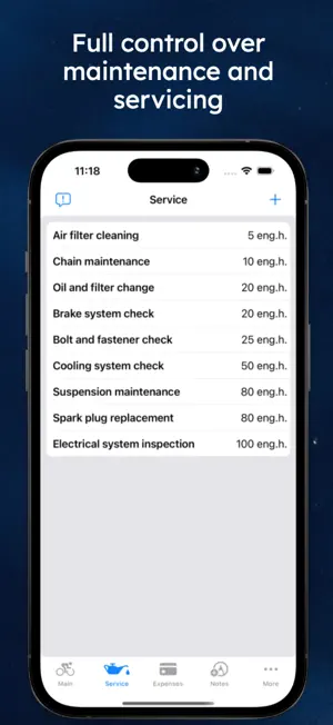 Motorcycle Service Log Notepad screenshot 4