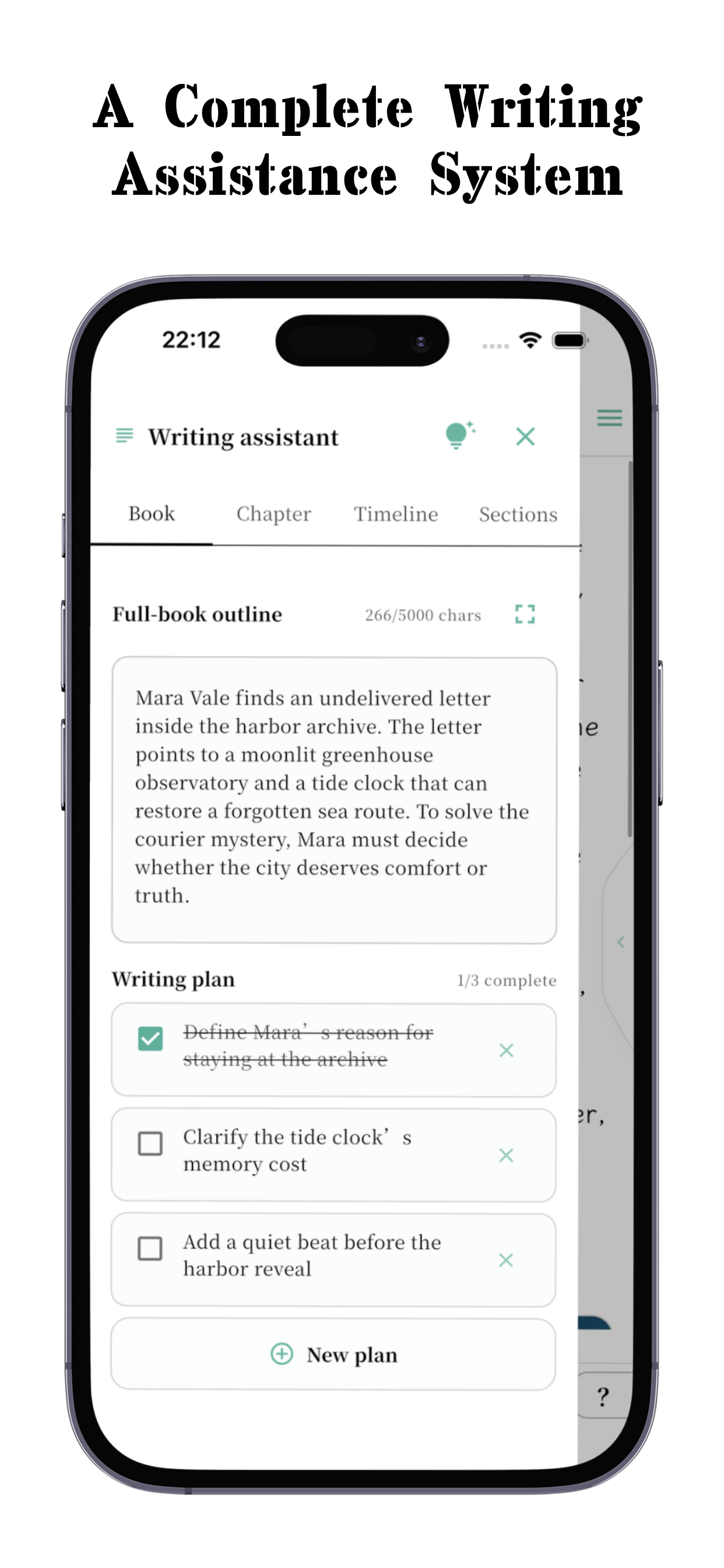 CardFlow Minimal Writing