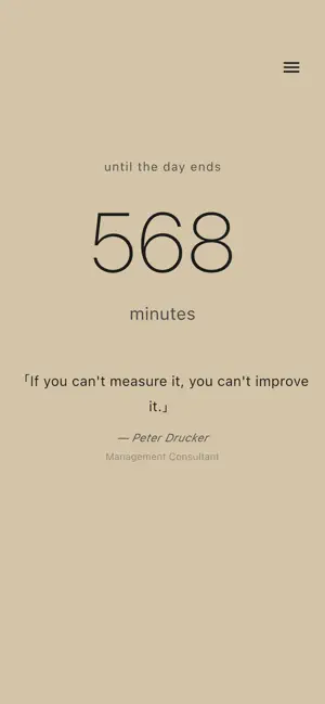 QuoteDown - Motivation Clock screenshot 1