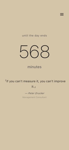 QuoteDown - 1440分钟动力时钟 screenshot