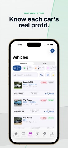 Car Dealer Tracker: Profit screenshot