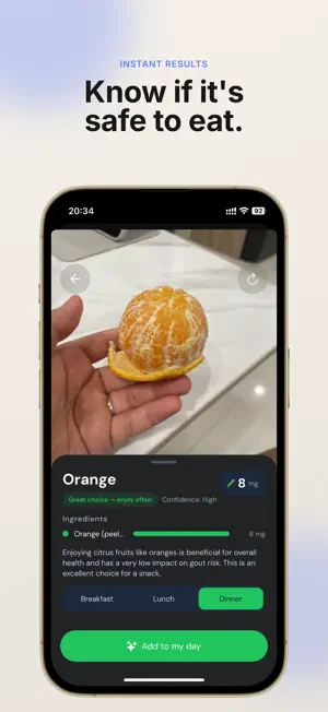 PurinCare- Gout Food Scanner screenshot 3