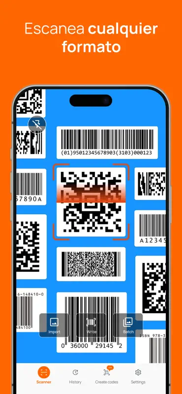 Lector QR y Códigos de barras screenshot 5 of 8