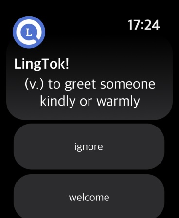 LingTok - Learn Words on Watch