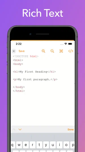 Text Editor App screenshot 1
