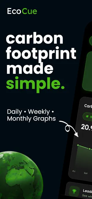 EcoCue: Track Carbon Footprint screenshot 1