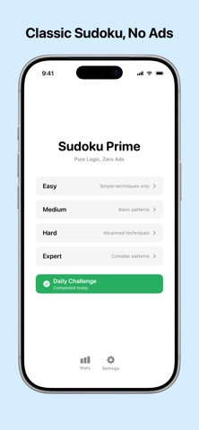 Sudoku Prime - No Ads iPhone screenshot