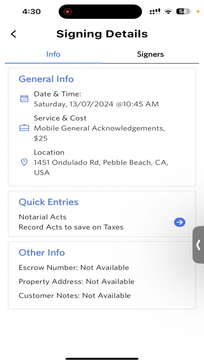 The Notary App