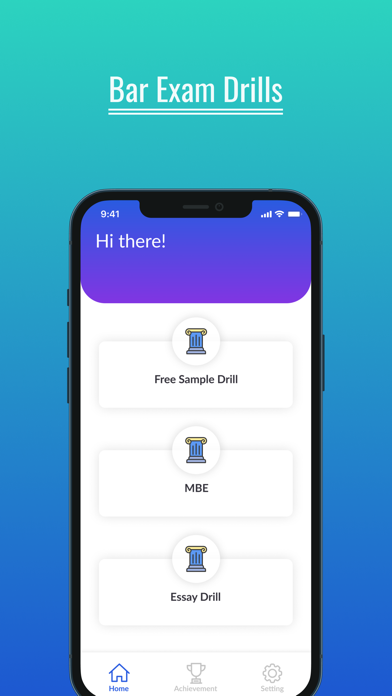 Screenshot #1 pour Bar Exam Drills