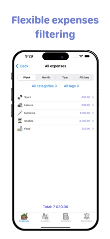 Expentro:budget tracker Screenshot 5 of 7