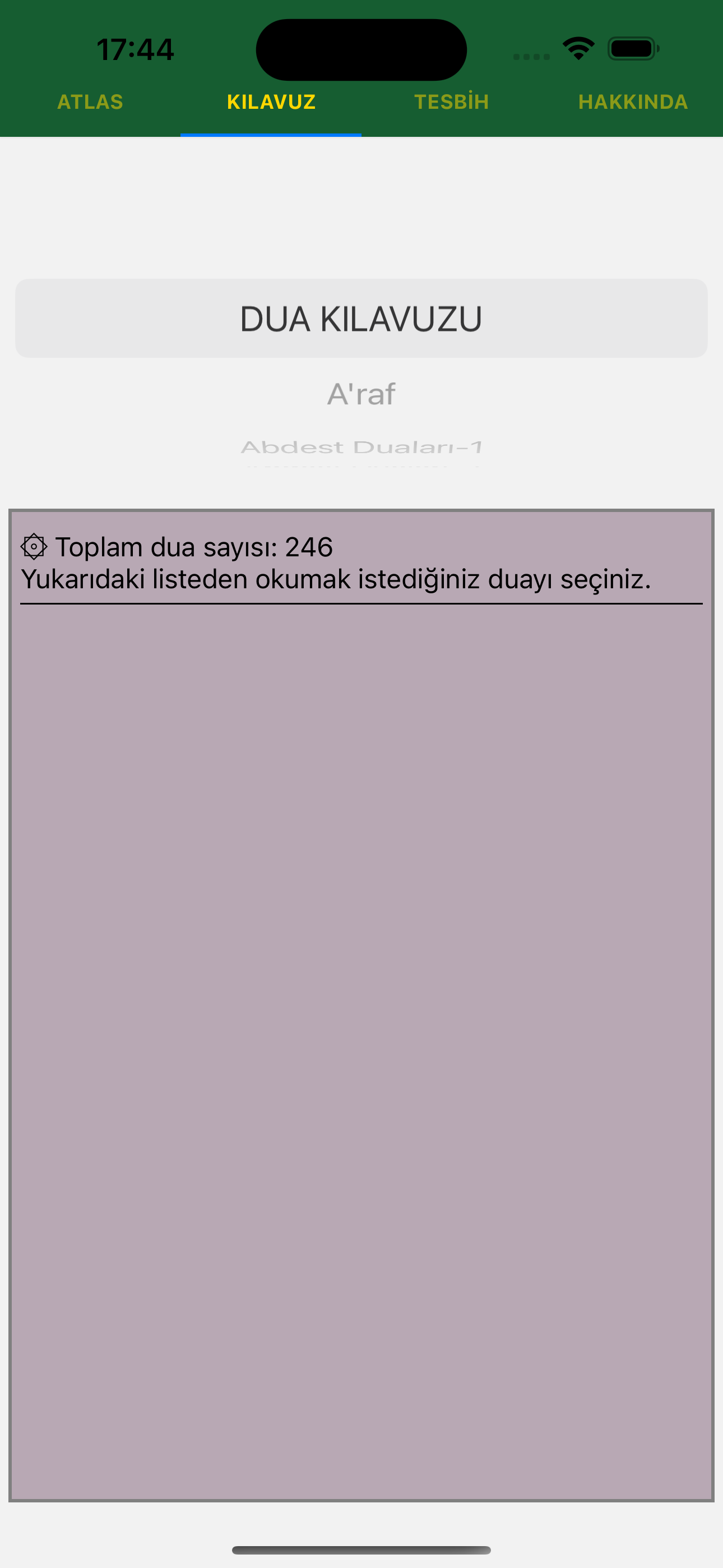 Dua Atlası