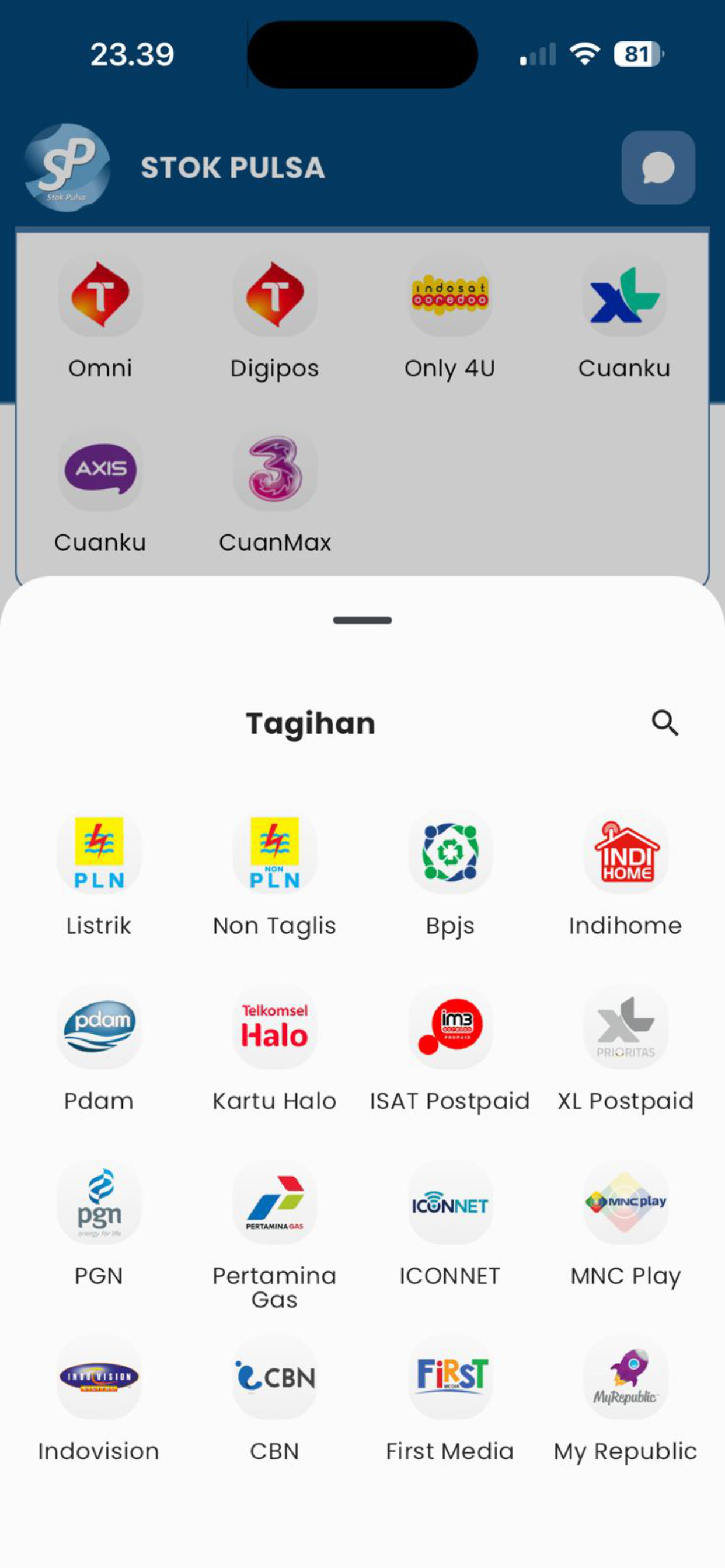 STOK PULSA AGEN screenshot 3