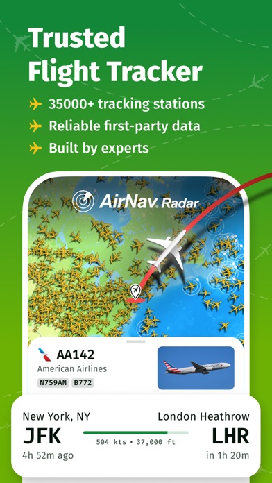 Screenshot #1 pour AirNav Radar — Suivre un vol