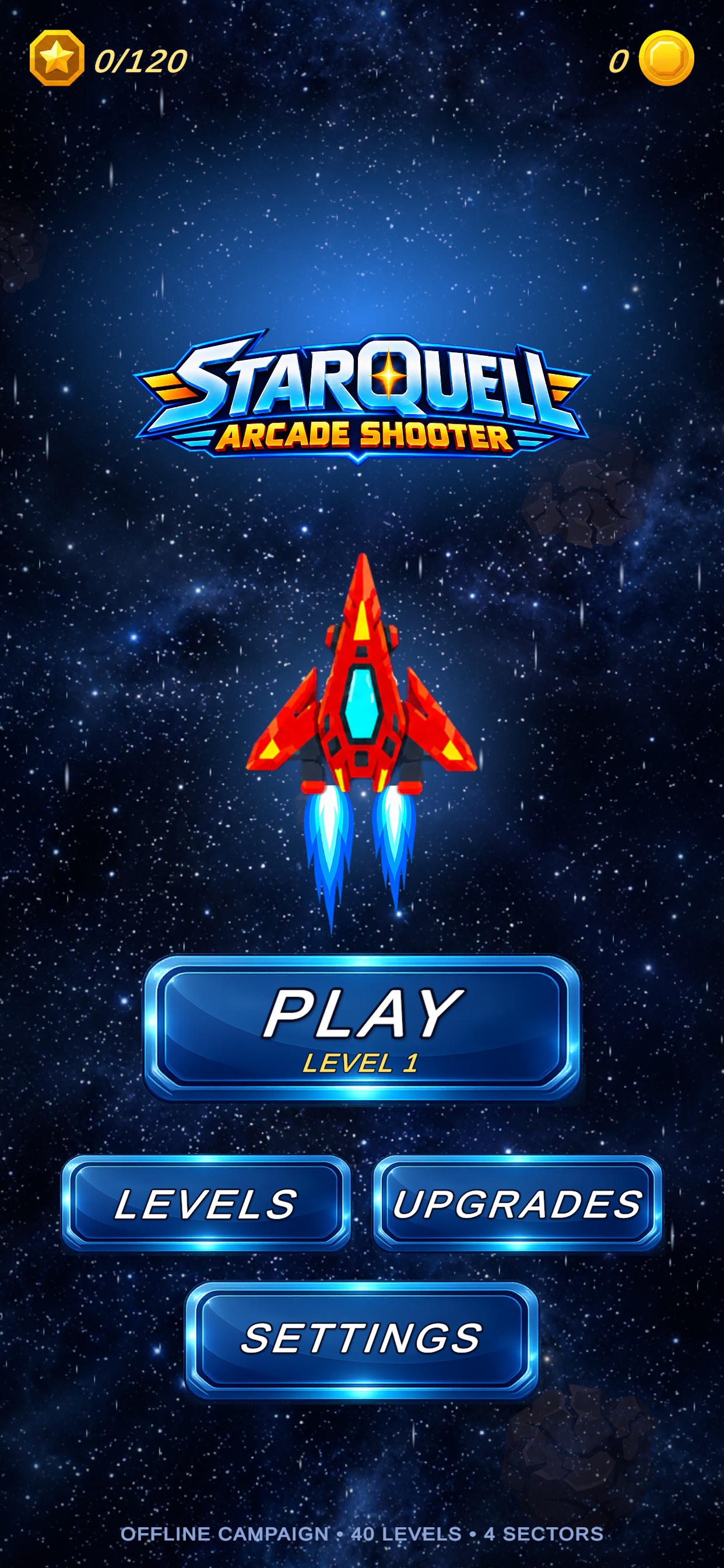 Screenshot 1 of StarQuell: ArcadeShooter