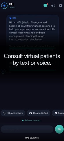 HAL Virtual Patient screenshot