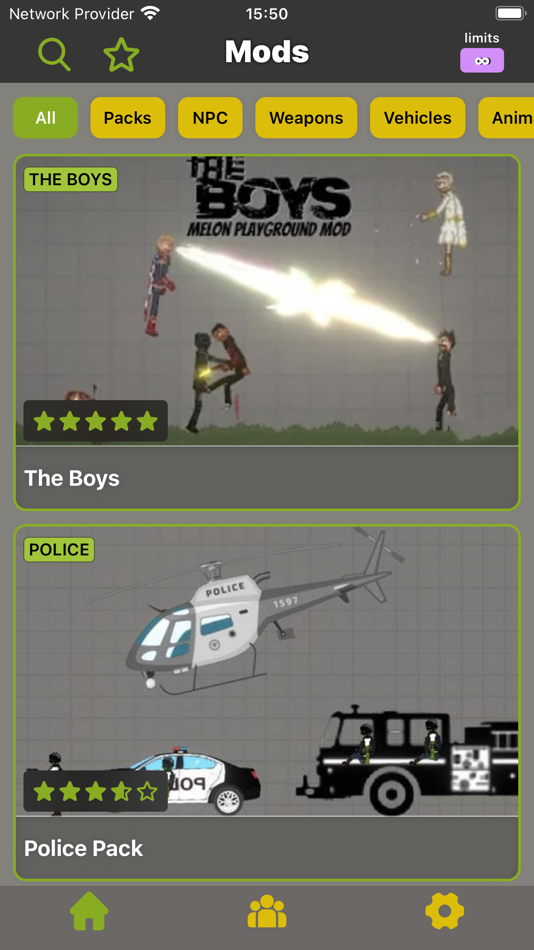 #8. Ragdoll Mods: Guns and Skins (iOS) 由: Vladislav Kovalyov