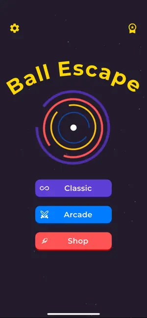 Ball Escape : Ring Rush Arcade screenshot 1