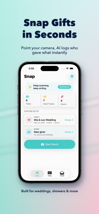 WrapSheet – Gift Tracker Screenshot 2 of 4