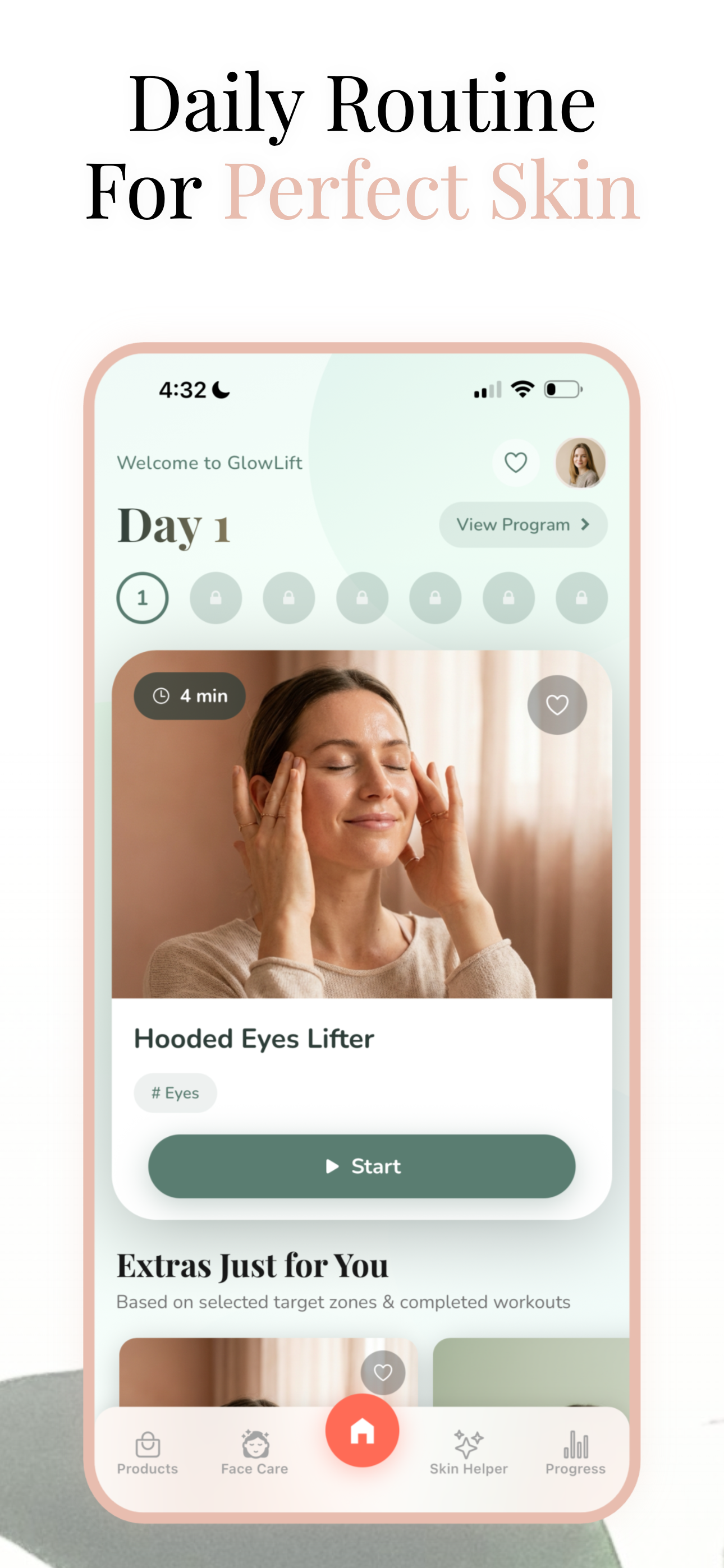 GlowLift: Face Yoga & Skincare screenshot 2