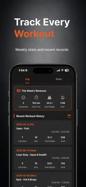 Repriot - Strength Log screenshot 2