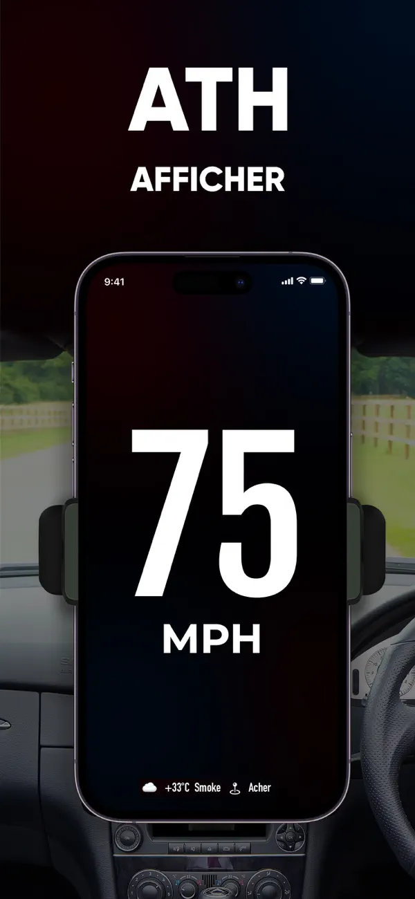 Screenshot #2 pour Compteur de Vitesse: GPS KMH