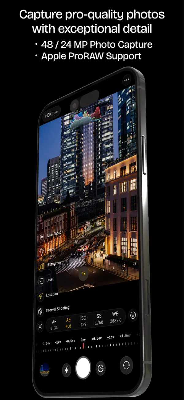 Screenshot #3 pour MyCam Pro – 48MP Manual ProCam