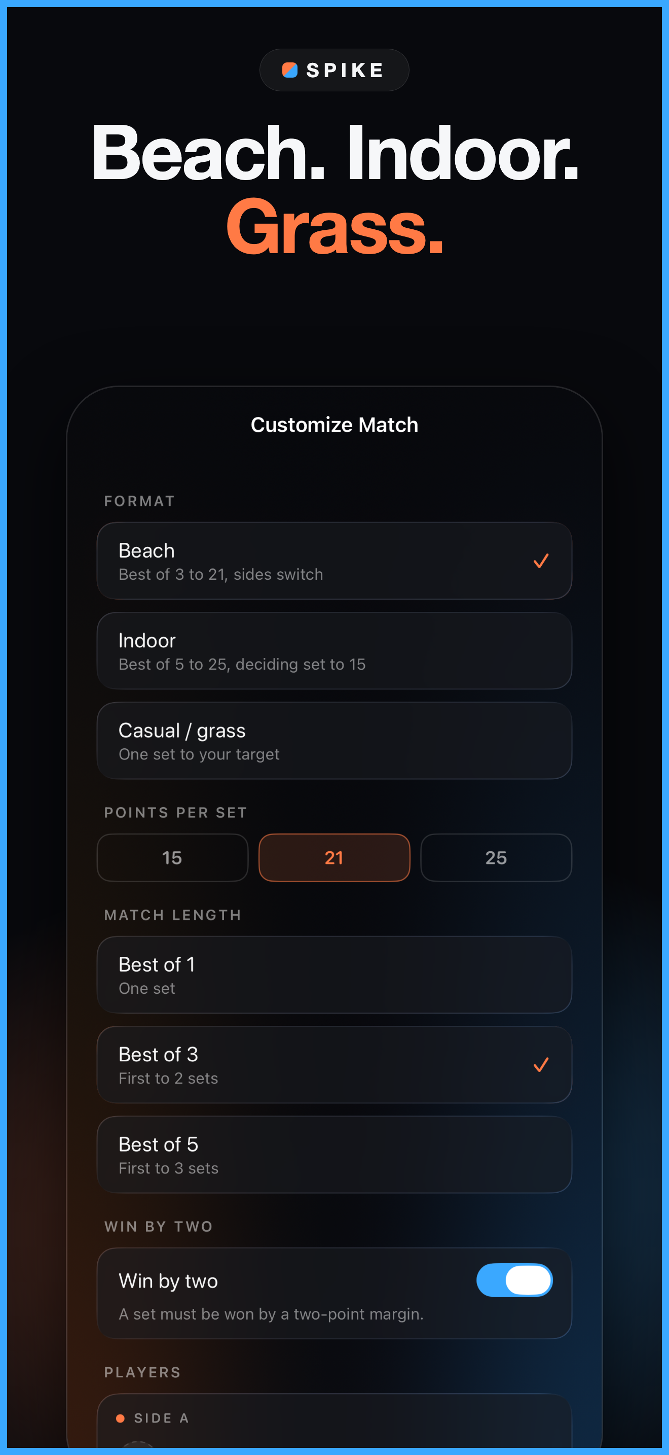 Volleyball Score Keeper: Spike screenshot 2