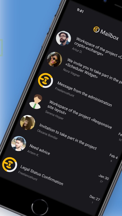 Freelancehunt Messenger