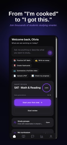 StudentAI: AI Tutor & Homework Screenshot 7 of 10