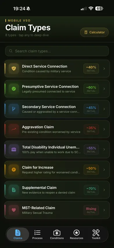 Mobile VSO : Claims Guide screenshot 3
