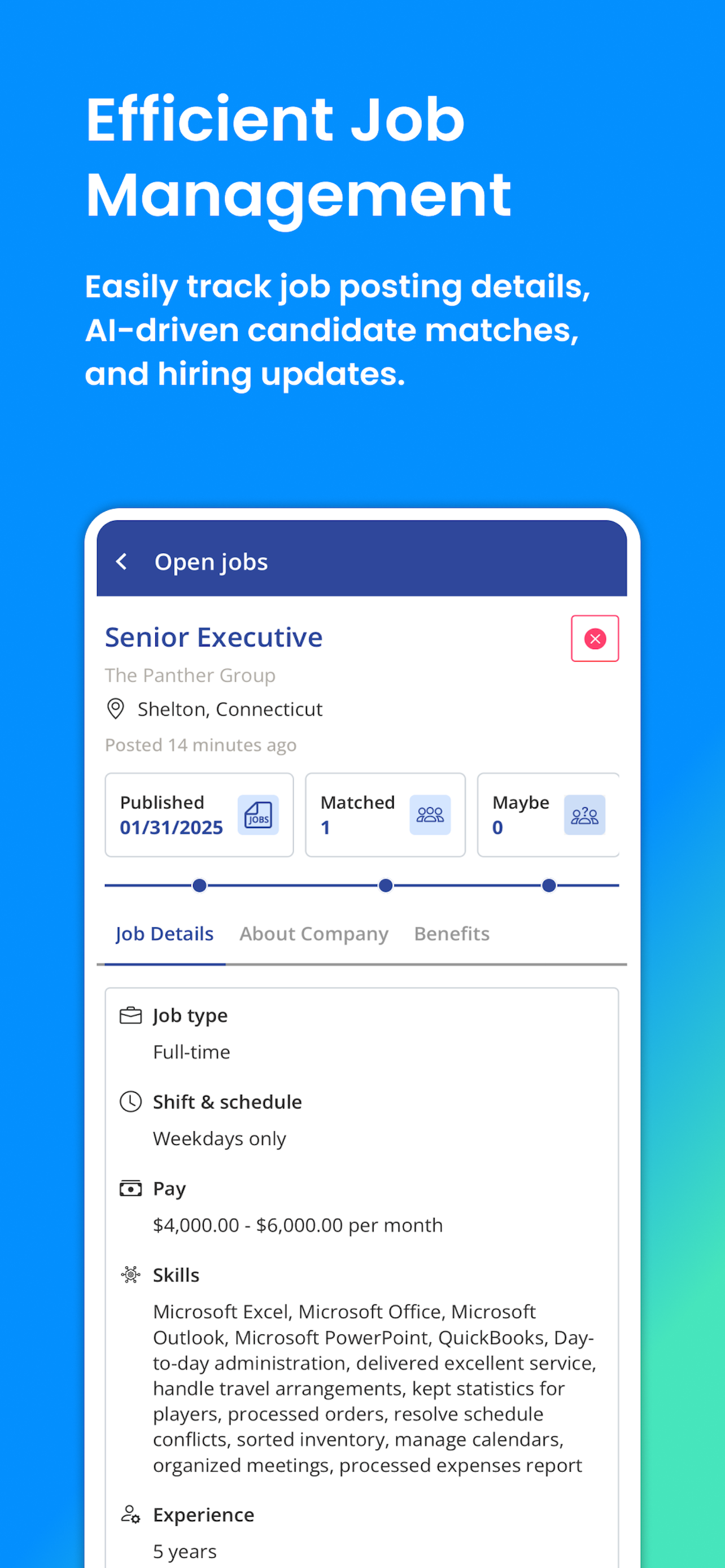OpenWorX – Employer screenshot 5