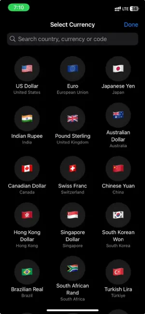 Currency Converter Free! screenshot 3