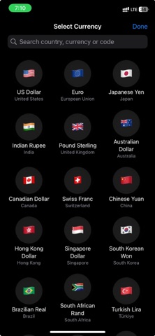 Currency Converter ~ screenshot
