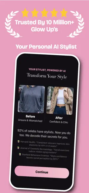 A-Lister: AI Glow-Up & Style screenshot 1