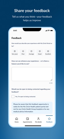 My Circle Health iPhone screenshot 5