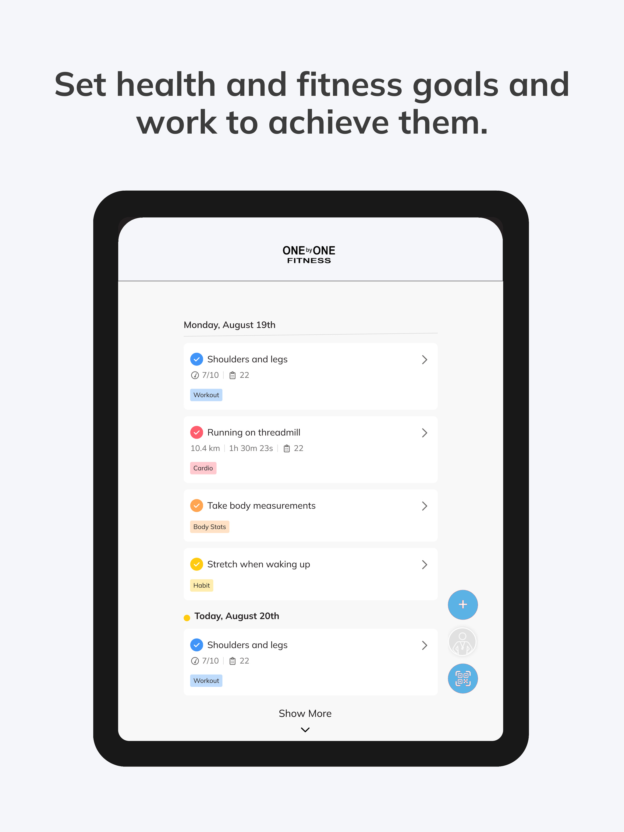 One By One Fitness screenshot 17