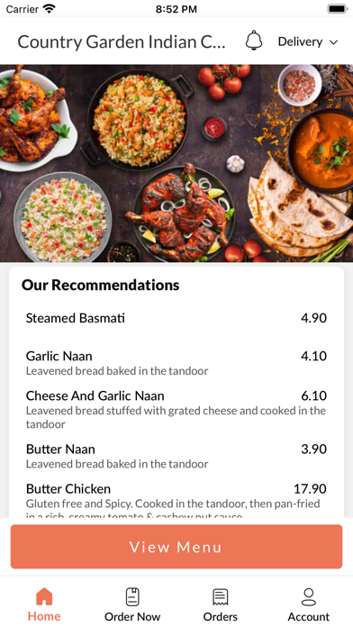 Country Garden Indian Cuisine Screenshot