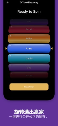 Spin the Wheel: Name Picker screenshot