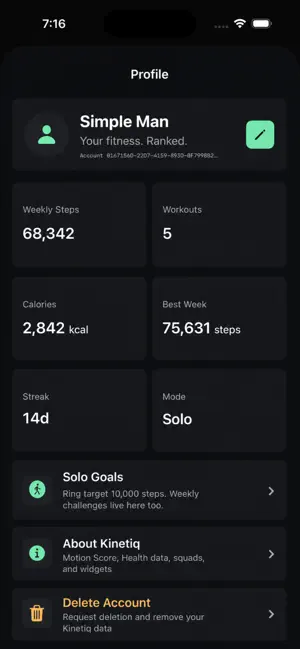 Kinetiq: Social Fitness screenshot 3
