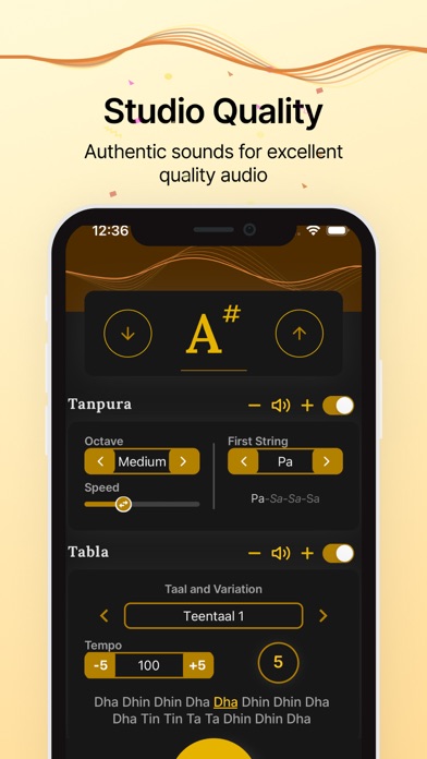 Bandish - Music Riyaz App Screenshot