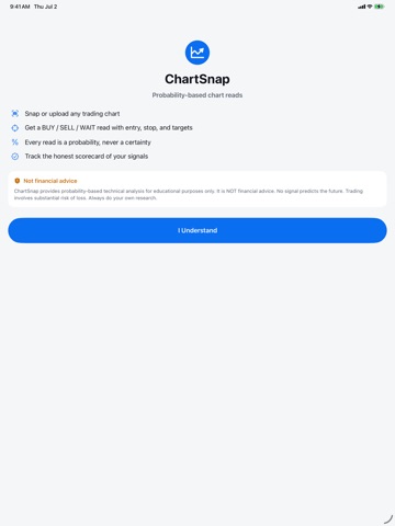 ChartSnap: AI Chart Reader iPad screenshot